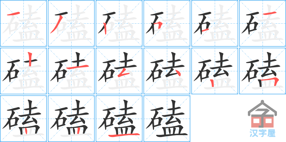 ���ġ��ı�˳�ֲ���ʾ��һ��һ��д�֣�