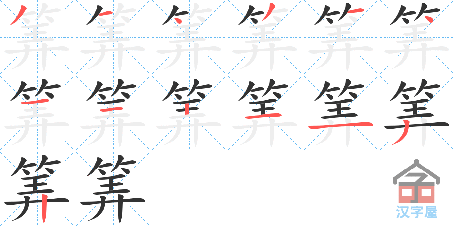 ���g���ı�˳�ֲ���ʾ��һ��һ��д�֣�