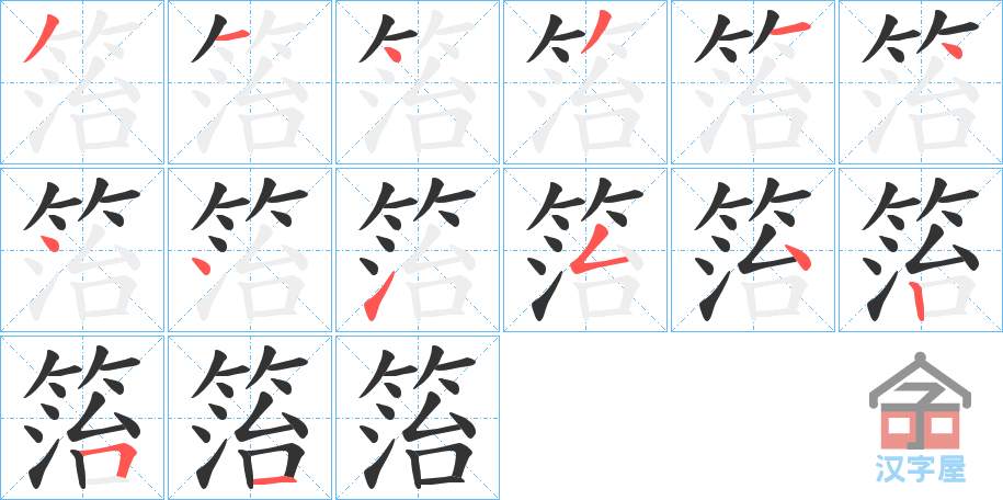 ���x���ı�˳�ֲ���ʾ��һ��һ��д�֣�