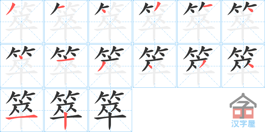 �������ı�˳�ֲ���ʾ��һ��һ��д�֣�