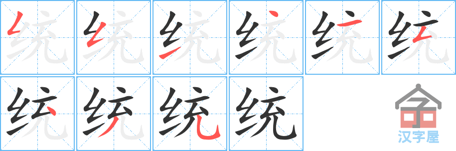 ��ͳ���ı�˳�ֲ���ʾ��һ��һ��д�֣�