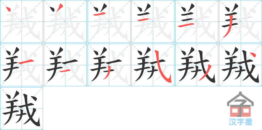 ���s���ı�˳�ֲ���ʾ��һ��һ��д�֣�