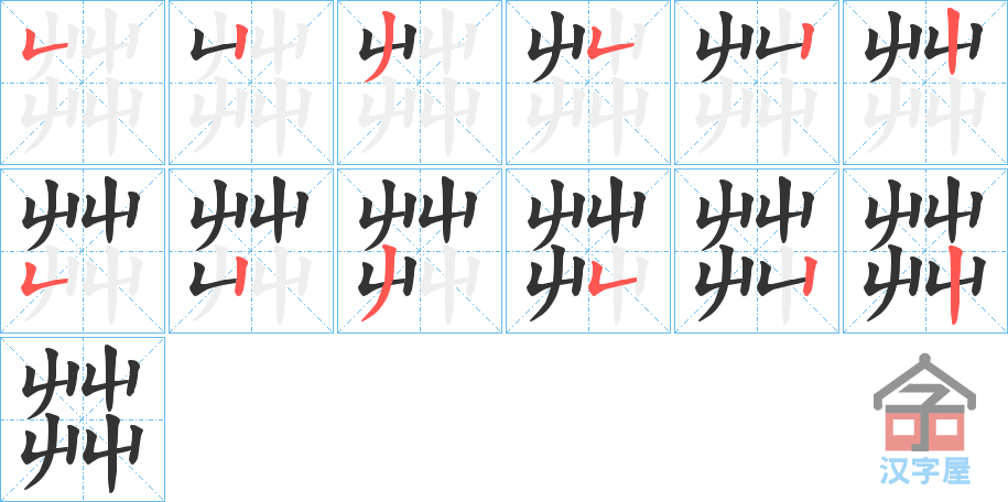 ��Ɵ���ı�˳�ֲ���ʾ��һ��һ��д�֣�