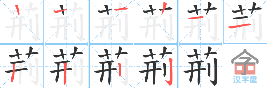 ���G���ı�˳�ֲ���ʾ��һ��һ��д�֣�