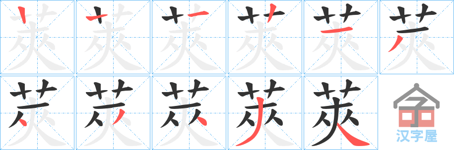 ���v���ı�˳�ֲ���ʾ��һ��һ��д�֣�