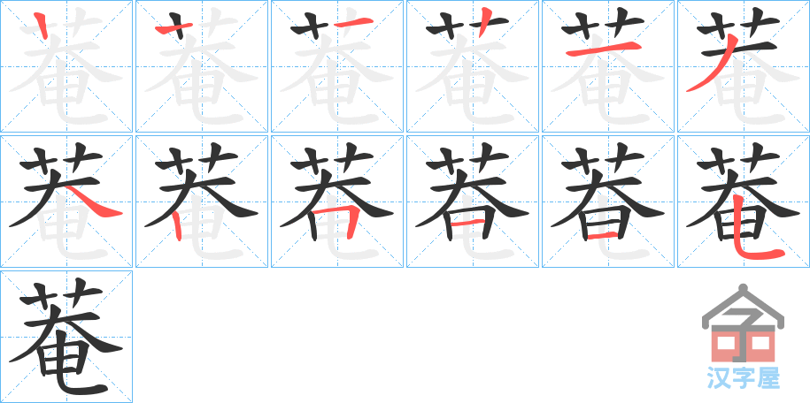 ���C���ı�˳�ֲ���ʾ��һ��һ��д�֣�