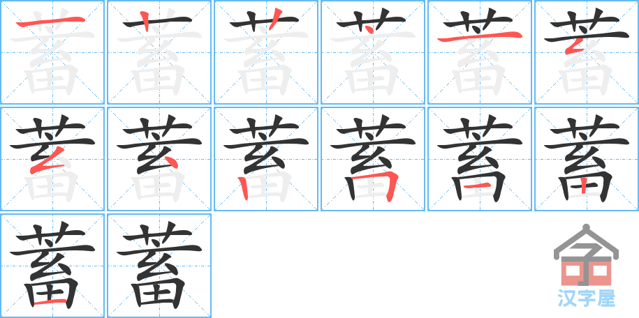 ����ı�˳�ֲ���ʾ��һ��һ��д�֣�