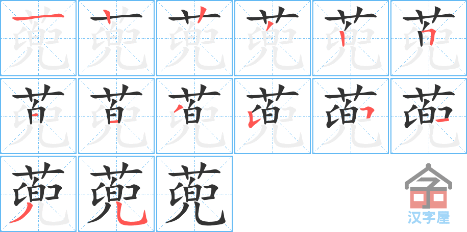 �������ı�˳�ֲ���ʾ��һ��һ��д�֣�