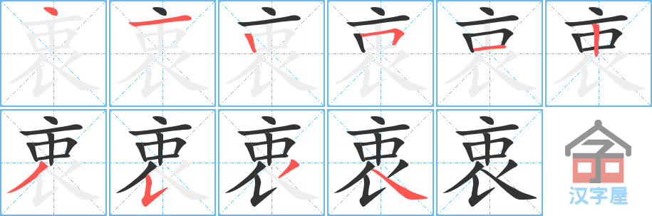 ���ԡ��ı�˳�ֲ���ʾ��һ��һ��д�֣�