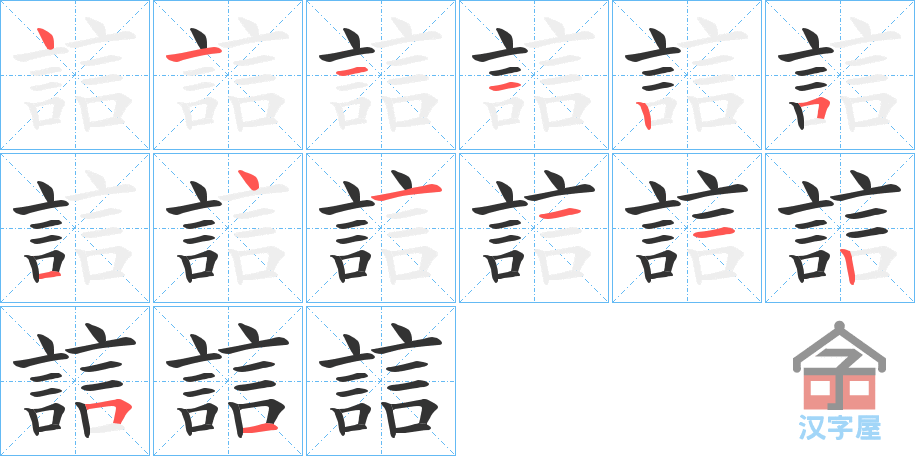 ���e���ı�˳�ֲ���ʾ��һ��һ��д�֣�