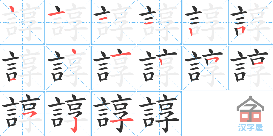 ��Ձ���ı�˳�ֲ���ʾ��һ��һ��д�֣�