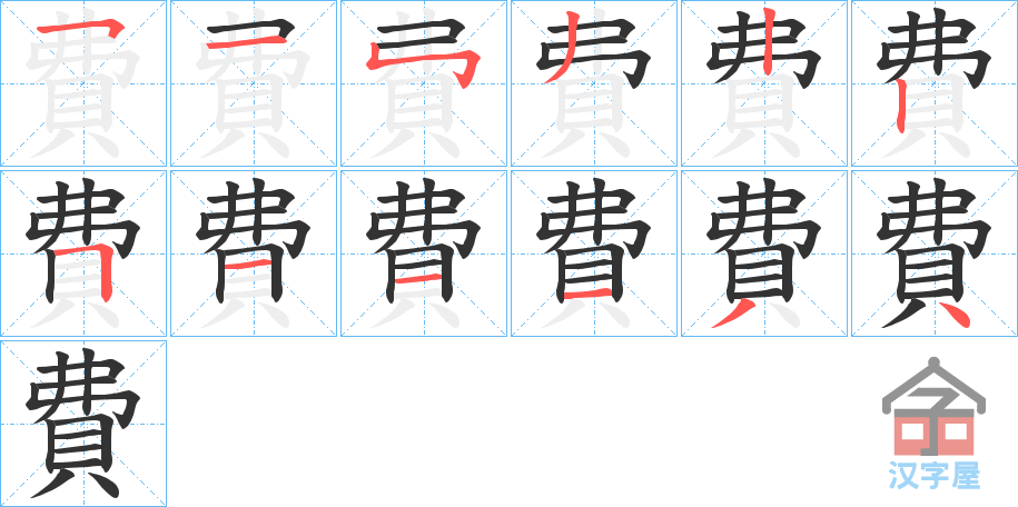 ���M���ı�˳�ֲ���ʾ��һ��һ��д�֣�