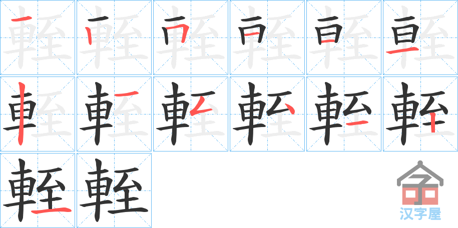 ���e���ı�˳�ֲ���ʾ��һ��һ��д�֣�