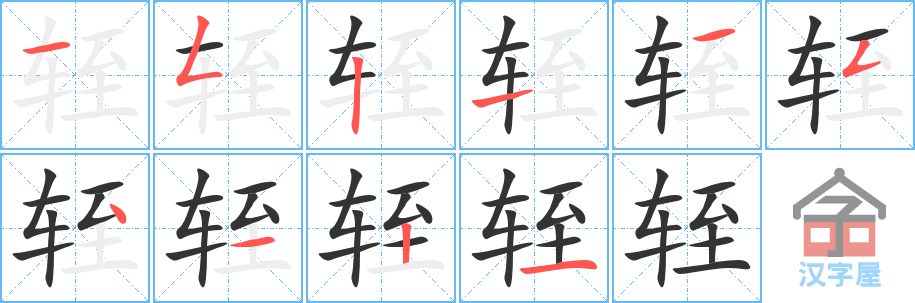 �������ı�˳�ֲ���ʾ��һ��һ��д�֣�