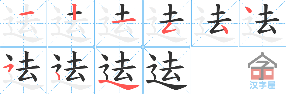 ��ޑ���ı�˳�ֲ���ʾ��һ��һ��д�֣�