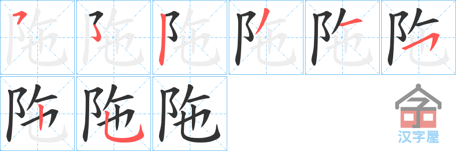 ���u���ı�˳�ֲ���ʾ��һ��һ��д�֣�