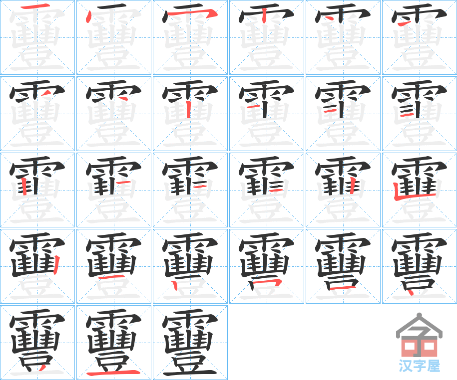 ���b���ı�˳�ֲ���ʾ��һ��һ��д�֣�