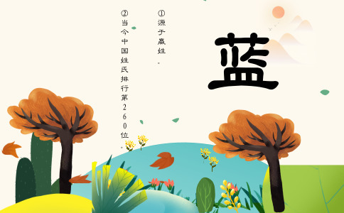 姓蓝好听的男孩名字_蓝姓男宝宝取什么名字好听