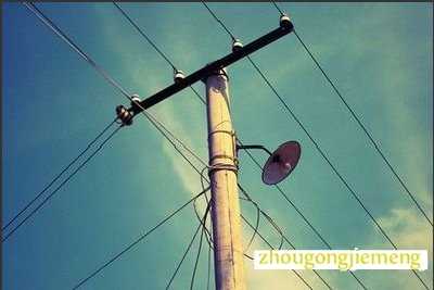 梦见电线杆