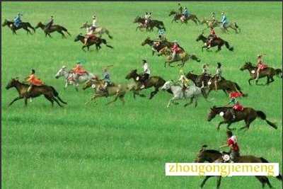 梦见与很多人赛马