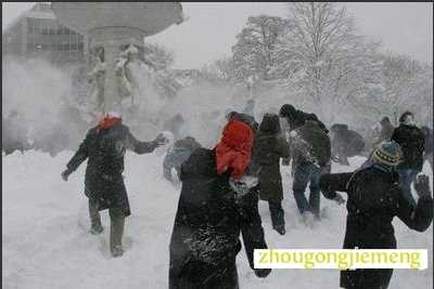 梦见打雪仗