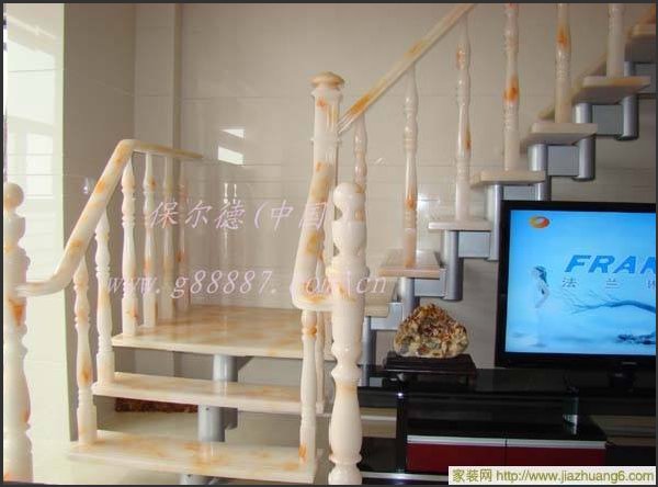 怎样选购合成玉石楼梯、合成玛瑙楼梯、合成水晶楼梯