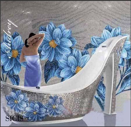 高跟鞋浴缸 打造性感浴室的极致构想